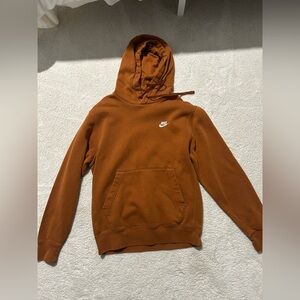 Nike Men's Brown/orange Hoodie